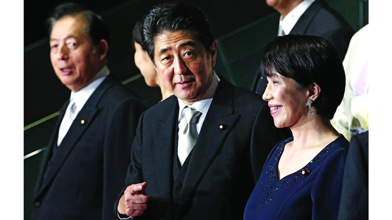 تاكايشي تتبنى نهجاً أكثر صرامة من سياسات معلمها شينزو آبي. أرشيفية