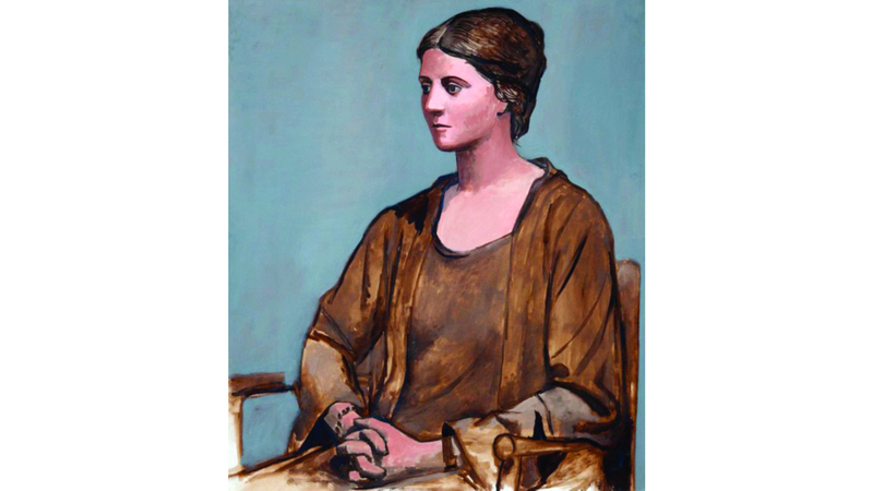 صورة لامرأة جالسة (أولغا). عن موقع المتحف