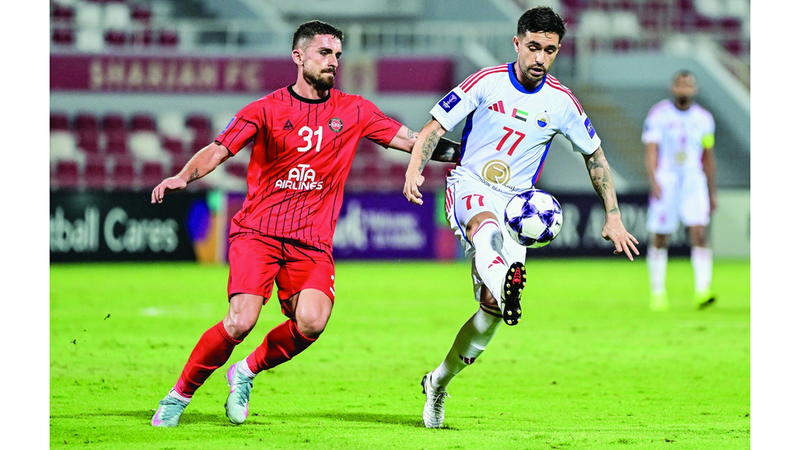 الشارقة خسر أمام تراكتور بخماسية. تصوير: باتريك كاستيلو