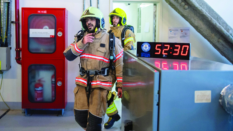 «المنعة الاستباقية» تستهدف إجراء عمليات مسح يومي من قبل فرق الإطفاء لجميع مناطق الاختصاص. من المصدر