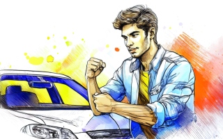 الصورة: شاب يشتري سيارة 2025 بـ 218 ألف درهم ويطلب استبدالها في اليوم نفسه