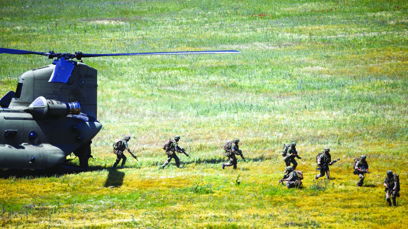 تدريبات عسكرية في السويد. رويترز