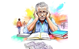 الصورة: «أبوعمر» يحتاج إلى 57.5 ألف درهم متأخرات دراسية وإيجارية