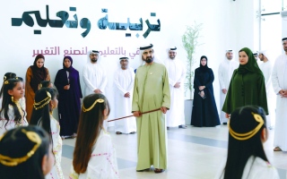 الصورة: محمد بن راشد: مستقبل الإمارات يبدأ من مدارسنا