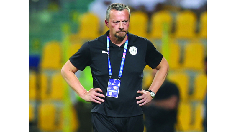 مدرب النصر سلافيسا يوكانوفيتش. تصوير: سالم خميس