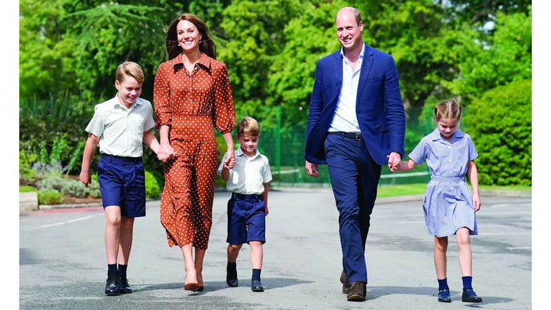 سبق للأمير ويليام وكيت ميدلتون أن عاشا مع عائلتهما في لندن. أرشيفية