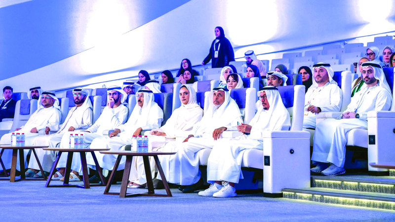 جانب من افتتاح الدورة الثانية من قمة دبي الدولية للمكتبات والنشر. تصوير: دينيس مالاري