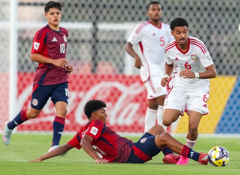 منتخب الإمارات للناشئين يتعادل مع كوستاريكا في مونديال قطر