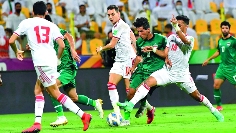 مواجهات المنتخب الوطني والعراق تتسم دائماً بالقوة والإثارة. أرشيفية