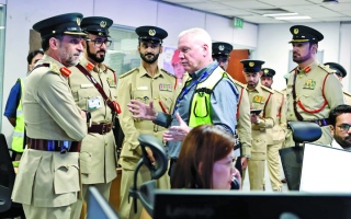 الصورة: «شرطة دبي» تنجح في تأمين 92.3 مليون مسافر العام الماضي