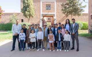 الصورة: جواهر القاسمي تدشّن إعادة تأهيل مدرسة لـ500 طالب في مراكش