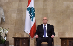 الصورة: رئيس لبنان: نحارب تبييض الأموال وتمويل الإرهاب بلا تهاون