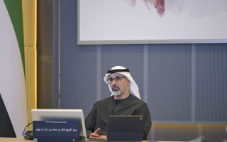 الصورة: خالد بن محمد بن زايد يطلع على أداء "أدنوك" وأولوياتها الإستراتيجية خلال المرحلة المقبلة