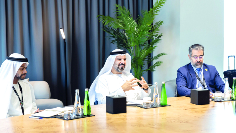 مروان لطفي خلال لقاء صحافي. من المصدر