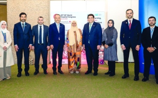 الصورة: منى تهلك تختتم رئاستها للاتحاد الدولي للمستشفيات بإنجازات ملموسة