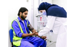 الصورة: «الجليلة» و«لاندمارك» تطلقان مبادرة صحية للعمال