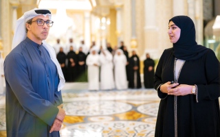 الصورة: منصور بن زايد يوجّه بإدخال الصناعات الغذائية ضمن المعرض الزراعي الإماراتي