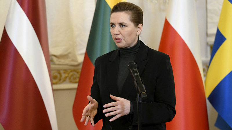 رئيسة الوزراء ميته فريدريكسن تريد خفض عدد طالبي اللجوء  في الدنمارك إلى «صفر». رويترز