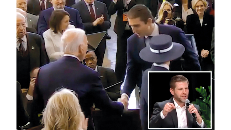 إريك كشف الحقيقة خلال برنامج تلفزيوني. من المصدر