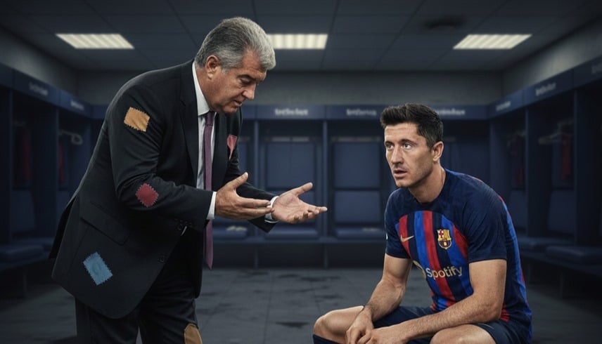 برشلونة طلب من ليفاندوفسكي التوقف عن إحراز الأهداف