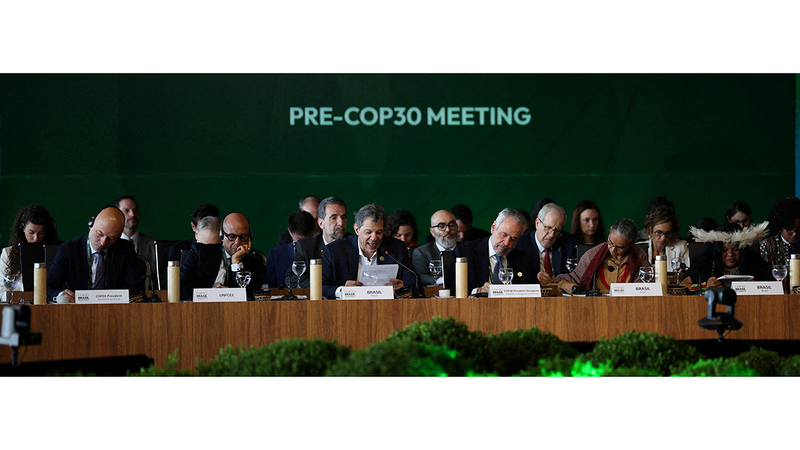 &laquo;كوب 30&raquo; اختتم فعالياته في مدينة بيليم البرازيلية. رويترز