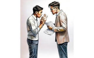 الصورة: «قرض حسن» يقود صديقين إلى المحكمة