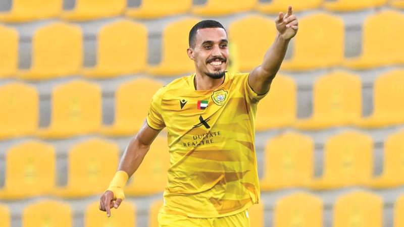 المغربي سفيان بوفتيني (الوصل). الإمارات اليوم