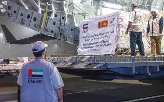 الصورة: الإمارات تُرسل فِرَق إنقاذ لإغاثة متضرري فيضانات سريلانكا