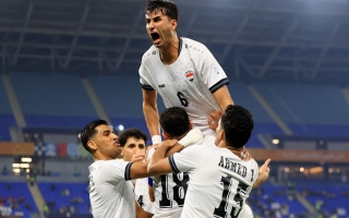 الصورة: العراق يتصدر المجموعة الرابعة بفوز ثمين على البحرين