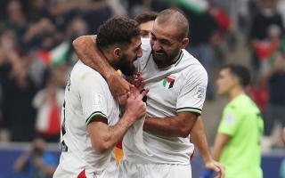 الصورة: "ريمونتادا تاريخية" لفلسطين تفرض التعادل على تونس