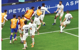 الصورة: «ريمونتادا» تاريخية لفلسطين أمام تونس