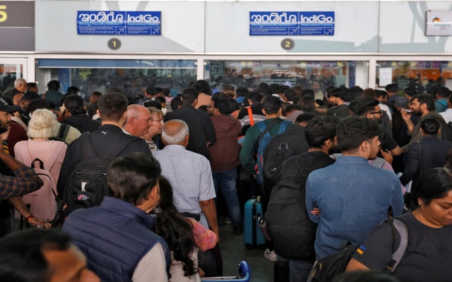 الصورة: فوضى في مطارات الهند