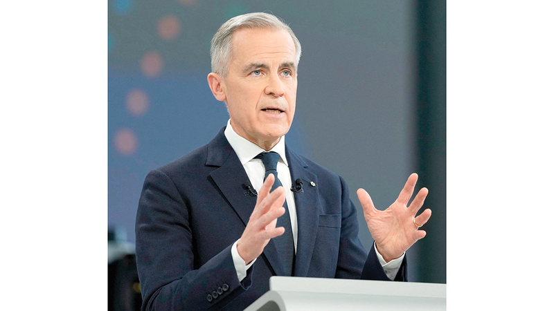 كارني أكد التزامه القوي بتعزيز قدرة البلاد من خلال مشاركة الحكومة بقوة في الاقتصاد. أرشيفية