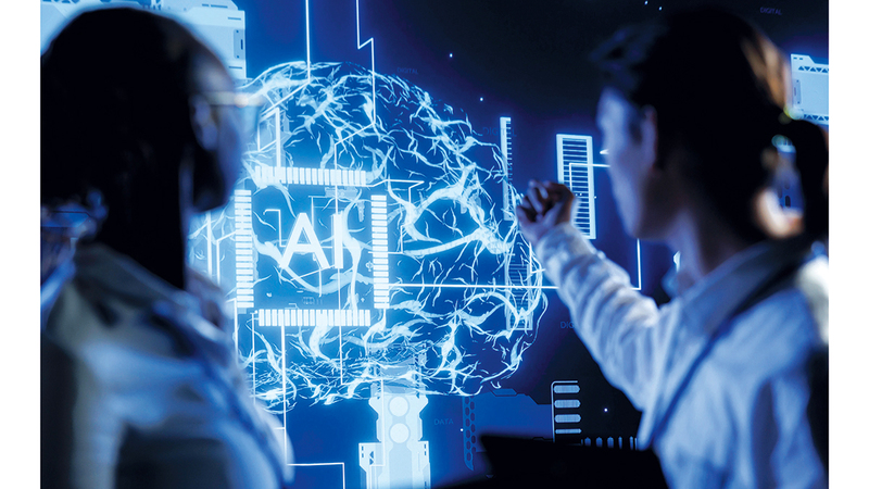 الذكاء الاصطناعي ليس بديلاً عن المعلمين أو الأخصائيين. أرشيفية