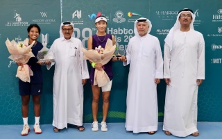 الصورة: مارشينكو &laquo;الشابة&raquo; تهزم زفوناريفا &laquo;الخبرة&raquo;.. وتتوج بلقب تحدي الحبتور للتنس