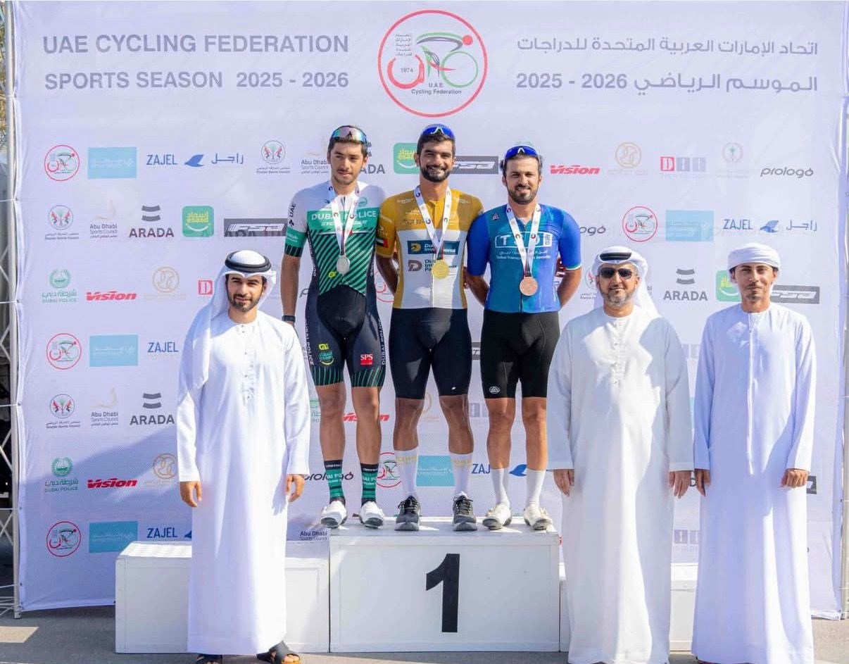 الدرّاج محمد المرزوقي يقود فريق تورك إلى صدارة «الهواة» بسباق كلباء للطريق