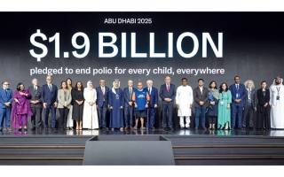 [UAE Today]$1.9 billion to eradicate polio around the world