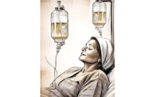 الصورة: &laquo;أم عبدالرحيم&raquo; تحتاج إلى 45 ألف درهم لعلاج سرطان الدم