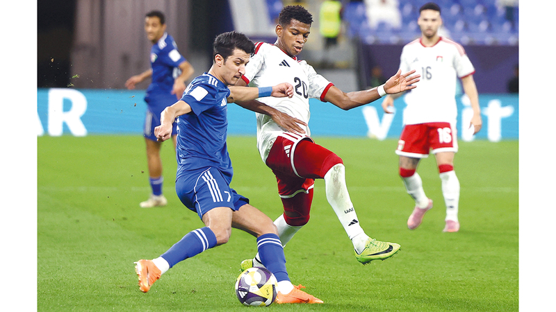 الغساني تألق في مباراة الكويت وسجل هدفين. رويترز