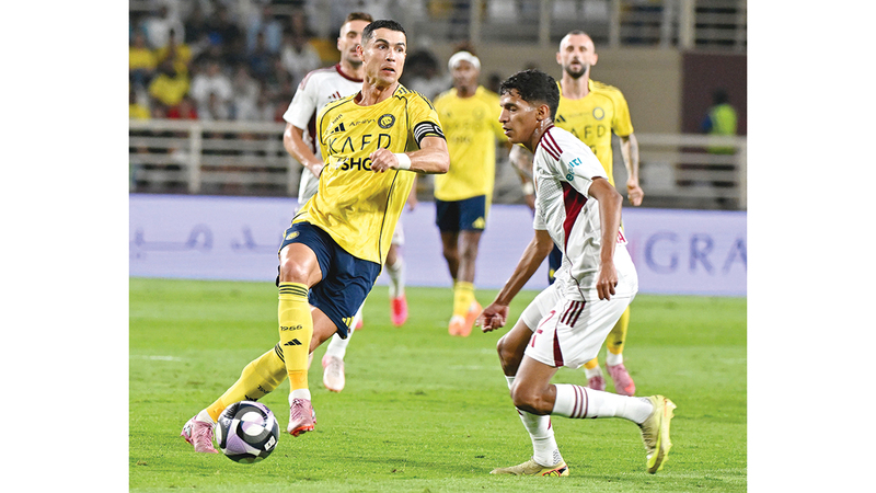 رونالدو يخطف الأنظار في أبوظبي.. هدف واحتفال أيقوني أمام 16 ألف مشجع