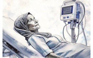 الصورة: &laquo;أم صلاح&raquo; تحتاج إلى عملية قسطرة عاجلة بـ 103 آلاف درهم