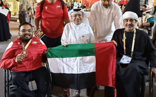 الصورة: الإمارات تحرز أولى ميدالياتها في الألعاب البارالمبية الآسيوية للشباب