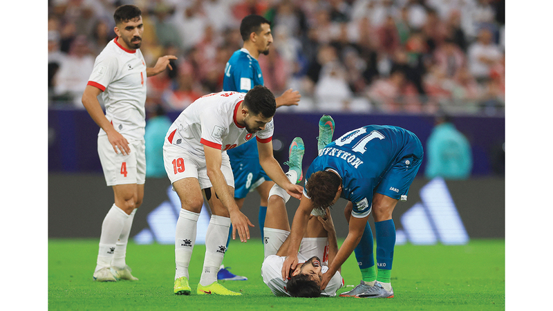 إصابة يزن تخلع قلوب الأردنيين.. وتُبكي السلامي رغم التأهل