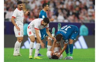 الصورة: إصابة يزن تخلع قلوب الأردنيين.. وتُبكي السلامي رغم التأهل