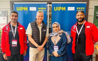 الصورة: رئيس الاتحاد الدولي يشيد بالقفزة النوعية للخماسي الحديث الإماراتي