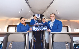 الصورة: «فلاي دبي» تدشّن رحلاتها إلى ريغا في لاتفيا