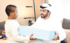 الصورة: &laquo;أوقاف دبي&raquo; تتكفل بتعليم وعلاج طفل التوحّد &laquo;حميد&raquo;