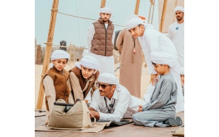 الصورة: &laquo;مخيم غمران&raquo; يعيد إحياء قِيَم زرعها الأجداد