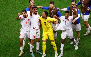 الصورة: إنجاز تاريخي.. &laquo;نشامى الأردن&raquo; إلى نهائي كأس العرب مع المغرب (فيديو)