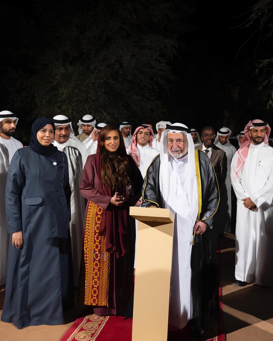 حاكم الشارقة يشهد الحفل الرسمي لإدراج الفاية على قائمة اليونسكو